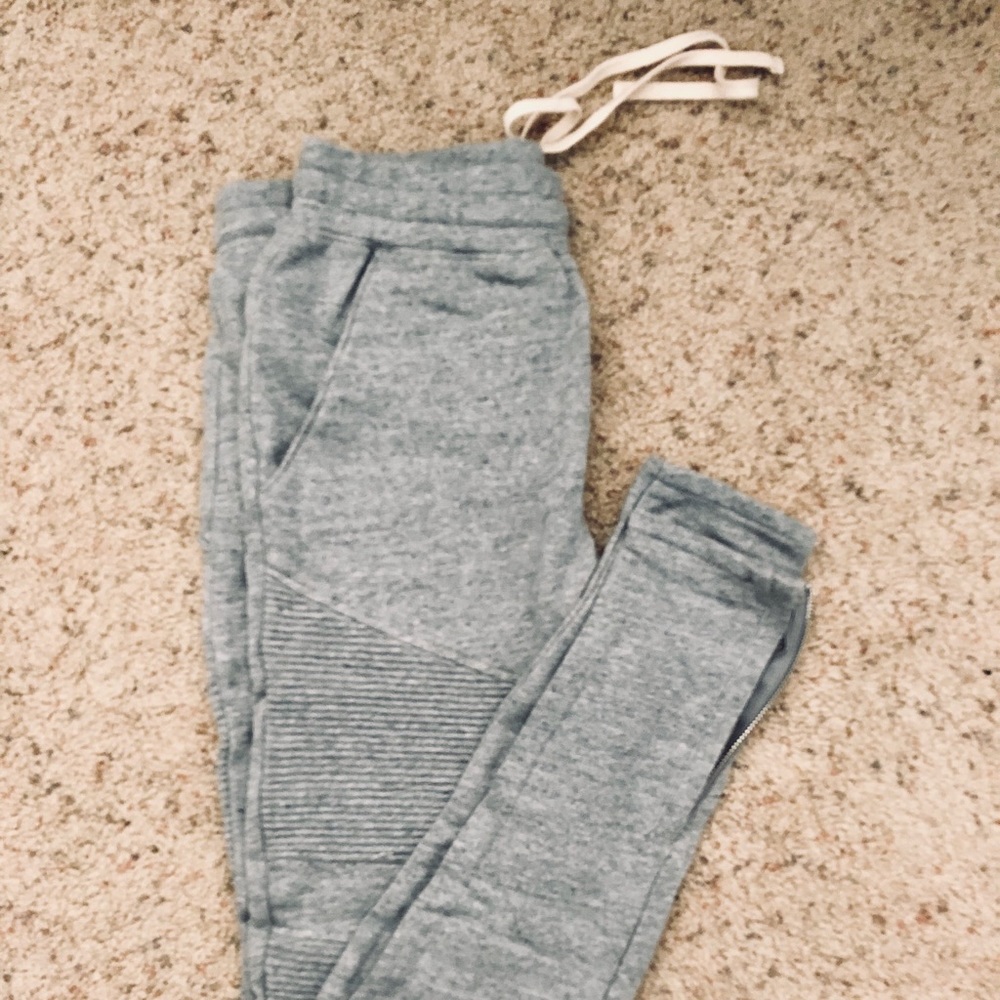PacSun Long Drawstring Zip Joggers/Pants (Small)